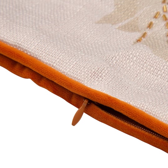 Glitzhome® Faux Burlap Pumpkin Pillow Cover